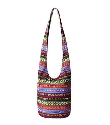 Lightweight Canvas Hobo Shoulder Crossbody Tote Bag