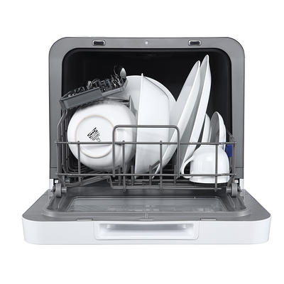 Farberware 24 in. White Digital Portable 120-volt Dishwasher with 5-Cycles  with 2-Place Setting Capacity FDW05ASBWHA - The Home Depot