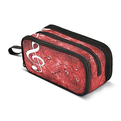 ALAZA Musical Notes Background Pencil Case Large Capacity,Pencil