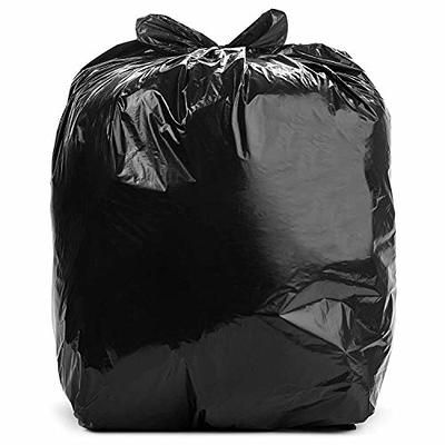 30 gal. 1.2 Mil, Drawstring Heavy-Duty Trash Bags - Black (200 Count)