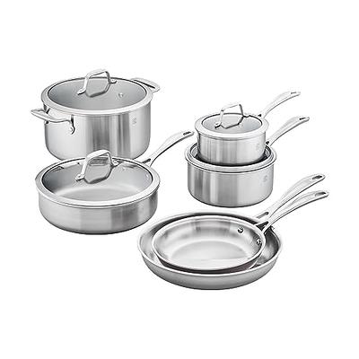 Blue Diamond Stainless Clad Pro 10-Piece Cookware Set, Blue - Yahoo Shopping