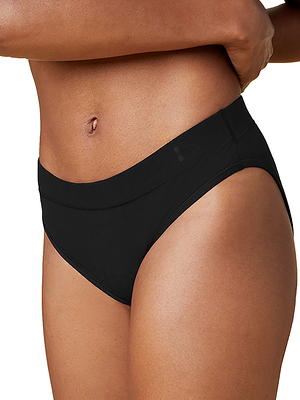 Thinx for All Women's Moderate Absorbency Boy Shorts Period Underwear -  Black S