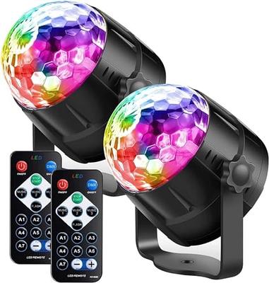 USB Mini Disco Light with Flexible USB Extender, 3Packs, Sound Activated  Party Lights DJ Disco Ball Stage Lights-Multi Colors LED Car Auto  Lights,Magic Strobe Light for Xmas Party,Pool,Karaoke (White) 