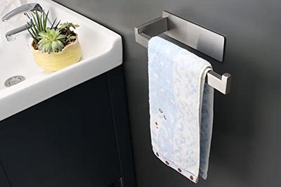 Modern White Toilet Paper Holder With Shelf / Bathroom Towel Hook