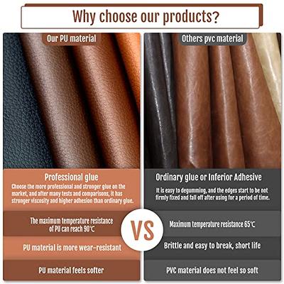 Leather Repair Patch, 17X79 inch Repair Patch Self Adhesive Waterproof,  Reupholster Leather Tape for Furniture Couch Chairs Car Seat (Dark Brown) -  Yahoo Shopping