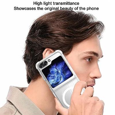 For Samsung Galaxy Z Flip 3 5G Shockproof Ring Case Magnetic Slim Plating  Cover