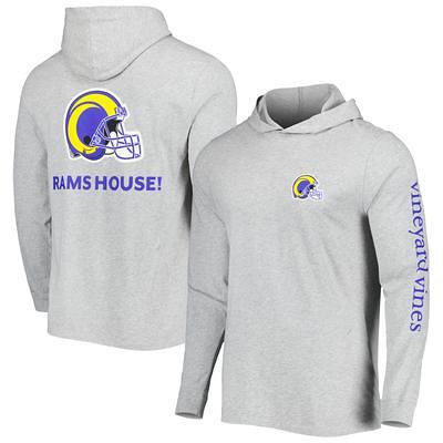 Los Angeles Rams Antigua Saga Long Sleeve Hoodie T-Shirt