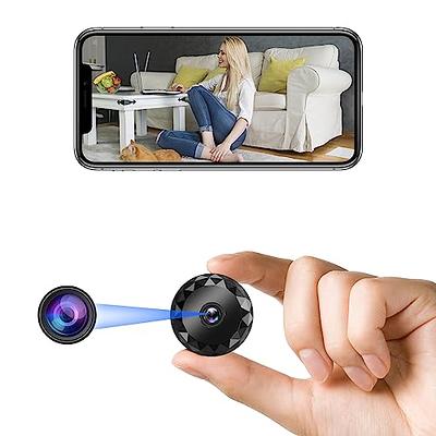 Spy Hidden Camera Wireless Mini WiFi Home Small Security Camera Nanny Cam  with Night Vision Motion Sensor for Indoor Outdoor with App for Cellphone  Dog Camera with Battery Surveillance Cameras - Yahoo