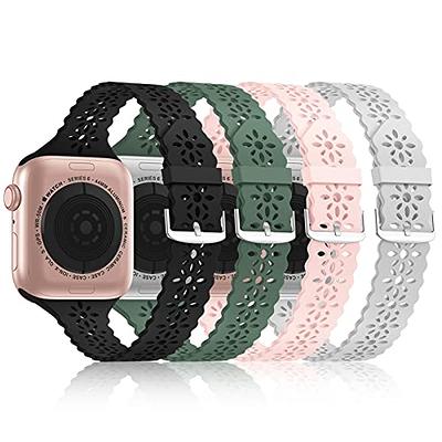  Vamyzji Compatible with Apple Watch Bands 49mm 45mm 44mm 42mm,  Light Waterproof Resin Apple Watch iWatch Band for Women Men, for Apple  Watch Ultra/Ultra 2, Series 9 Series 8 7 6