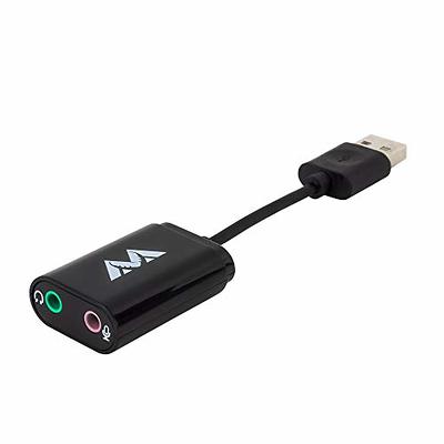 Buy USB to 3.5mm Mic and Headphone Jack Stereo Headset Audio