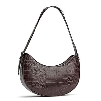 Trendy Mini Purse for Women, Small Crocodile Pattern Crossbody Bag, Vegan  Leather Clutch Top Handle Shoulder Handbag (Green)
