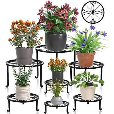 Heavy Duty Plant Stand Flower Pot Holder Corner Rack Metal Shelf