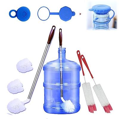 Bottle Brush, Long-Handled Bucket Cleaning Brush with 2 Brush Heads, 2  Smaller Bendable Bottle Brushes and 2 Water Jug Caps, Stiff Nylon Bristles,  for Cleaning 1 to 5 Gallon Buckets, Glassware, Mugs - Yahoo Shopping