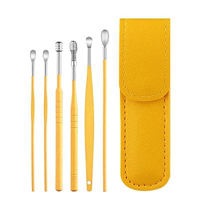 6Pcs/set Ear Wax Remover Ear Cleaner Set Stainless Steel Ear Wax Removal  Tool