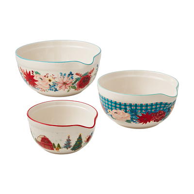 The Pioneer Woman 3Pc Sweet Rose Bowl Set 