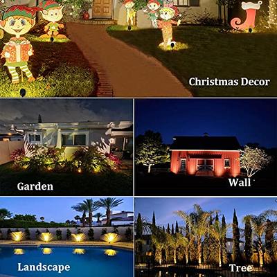 LEONLITE LED Low Voltage Spotlight, Outdoor Pathway Landscape Lights,  CRI90, 3000K Warm White