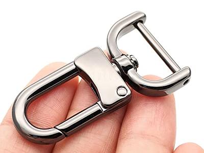 CRAFTMEMORE 2pcs Detachable Snap Hook Swivel Clasp w/Screw Bar