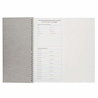 Blue Summit Supplies Receipt Books with 3-Part Carbonless Forms, 5 Pac