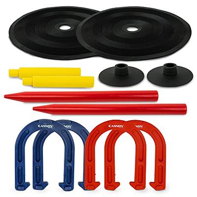 Cannon Sports Rubber Horseshoe Set, Indoor/Outdoor Game for Kids and Adults  - Yahoo Shopping