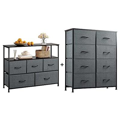 5 Drawer Dresser Storage Tower with Large Capacity, Organizer Unit for  Bedroom