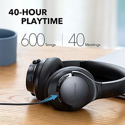  Soundcore Anker Life Q20 Hybrid Active Noise Cancelling  Headphones, Wireless Over Ear Bluetooth Headphones, 60H Playtime, Hi-Res  Audio, Deep Bass, Memory Foam Ear Cups, for Travel, Home Office :  Electronics