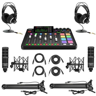 For RODECaster Pro II Integrated Audio Production Studio for Podcasters  Streamers Musicians Studio-Quality APHEX Processing