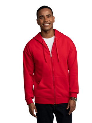 Fruit of the Loom Men's Eversoft Fleece Full Zip Hoodie Sweatshirt