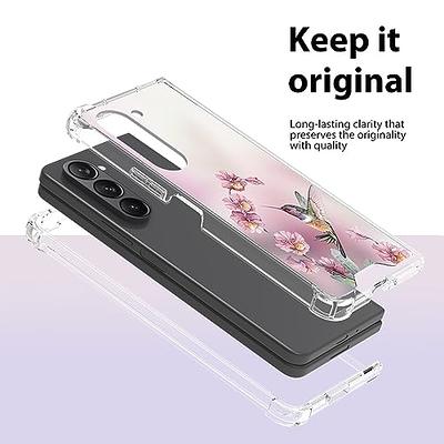 elago Compatible with Samsung Galaxy Z Flip 5 Case - Clear Case, Hard PC Cover , Anti-Yellowing, Crystal Clear, Shockproof Bumper Cover, Full Body