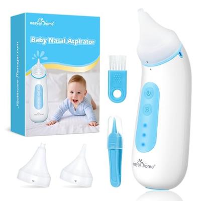 Baby Nasal Aspirator Baby Nose Sucker Electric Nose Suction for Baby Booger  Sucker for Baby and Toddlers 6 Levels of Suction Grey