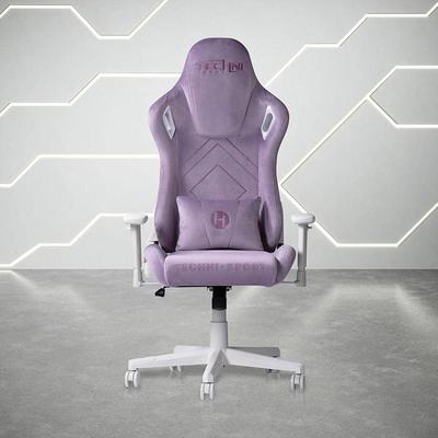 Blue Whale Massage Gaming Chair with Footrest and 350LBS Metal