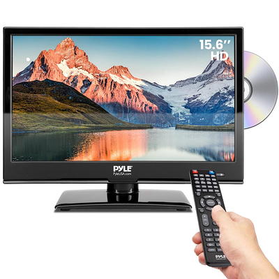 24-inch 60Hz 720P HD LED TV with Built-in DVD Player and V-Chip 3 HDMI USB  Optical VGA Television and Monitor for Bedroom,Kitchen,Basement,RV