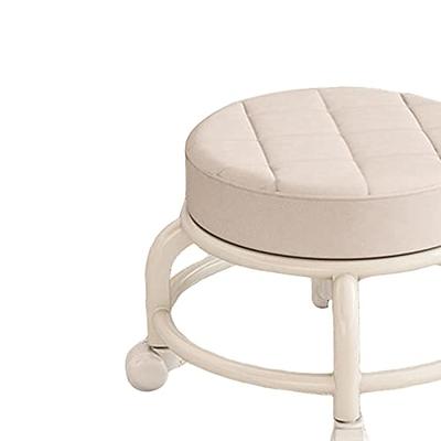 Foot Stool, Footrest Small Ottoman Stool, Elevated with Rolling