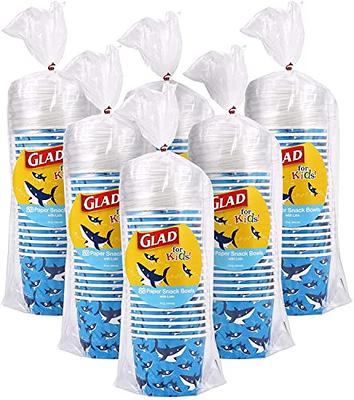 Glad for Kids Pool Party Paper Snack Bowls with Lids, Pool Party Kids  Paper Snack Bowls + Lids