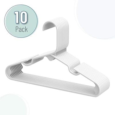 Pack of 10 Kids Plastic Hangers