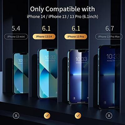 UNBREAKcable Privacy Screen Protector for iPhone 14/ iPhone13/13 Pro,  Shatterproof Tempered Glass [True 28°Anti Spy] [9H Hardness] [Easy  Installation