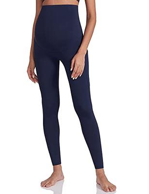 Enerful Women's Maternity Workout Leggings Over The Belly