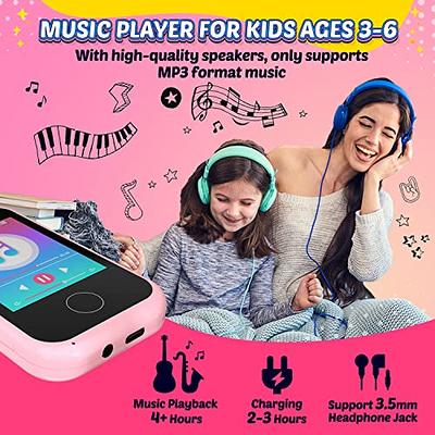  Kids Smart Phone for Girls, Christmas Birthday Gifts Girls Toys  for 3 4 5 6 Year Old Girl, Portable Touch Screen Educational Toy with MP3  Music Player Camera & Game 8G