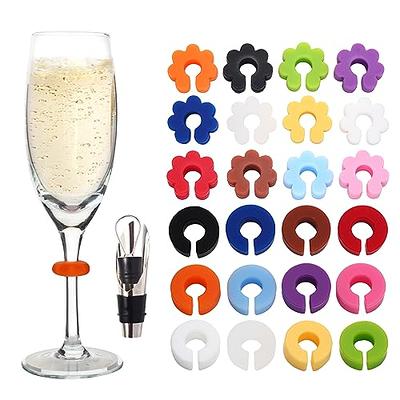 RTPURE Wine Glass Charms,25PCS Wine Charms,Wine Glass Markers With Pourer  for Cocktail Party Halloween Christmas Thanksgiving Wedding Birthday -  Yahoo Shopping