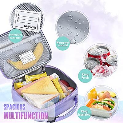  JOYHILL Kids Lunch Box, Insulated Lunch Bag for Teen Girl Boy,  Lunch Boxes for Kids with Water Bottle Holder for School, Cute Lunchbox  Kawaii Small Lunch Tote Toddler Grey : Home