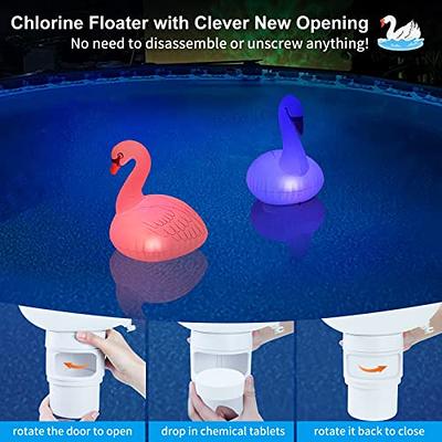 LanSuper Pool Chlorine Floater,Floating Pool Chlorine Dispenser