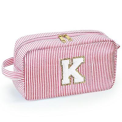 Large Make up Bag for Her Pink Designer Cosmetic Bag for 