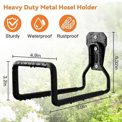 Hose Hook, Heavy Duty Metal Hose Holder Wall Mount, Hook For