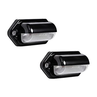 HIPOPY 2PCS LED License Plate Light, 12V/24V Waterproof 6-SMD