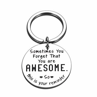 igvean Inspirational Gifts Keychain for Women Graduation Gift for