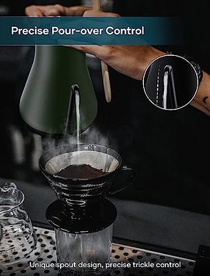 INTASTING Gooseneck Electric Kettle Hot Water Boiler Pour Over Coffee and  Tea Kettle Stainless Steel Tea Kettle 0.9L Auto Shut-Off Boil Dry  Protection Electric Kettles. Green - Yahoo Shopping