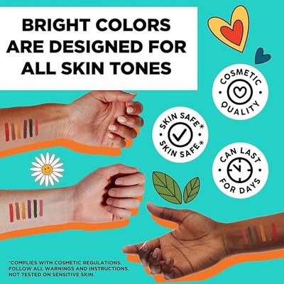 BIC BodyMark Temporary Tattoo Markers for Skin, Color Collection