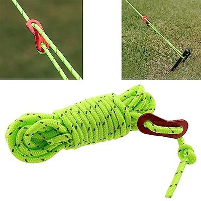 Heyous 4PCS Reflective Nylon Paracord Reflective Guyline Tent Cord