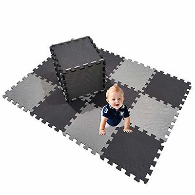 ToyVelt Foam Play Mat for Baby Kids Interlocking Foam Puzzle Floor Mats EVA  Non Toxic for Crawling, Exercise, Playroom, Play Area, Baby Nursery - Sea