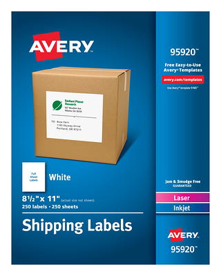 Avery Multi-Use Labels, White, 1 x 3, Removable, Handwrite, 72 Labels  0.074 lb (16728)