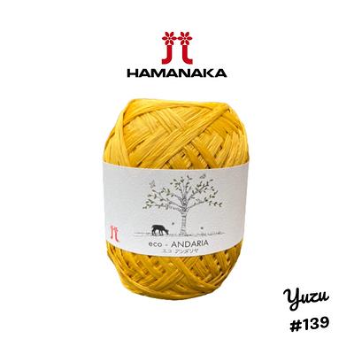 Hamanaka Eco-Andaria Raffia Style Yarn - Yuzu #139 Great For Crochet Bags,  Purses, Hats & More - Yahoo Shopping